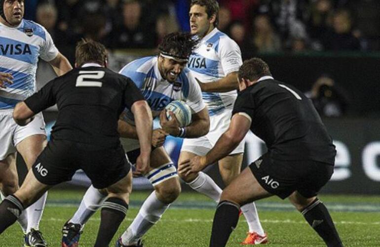 Los Pumas sostuvieron el ritmo de los All Blacks un solo tiempo.