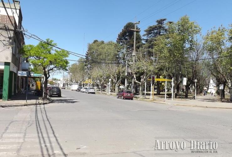 El robo se perpetró en la esquina de Mitre y Belgrano