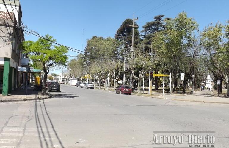 El robo se perpetró en la esquina de Mitre y Belgrano