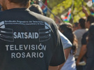 Imagen de Rosario: SATSAID marchó por despidos en Cablehogar