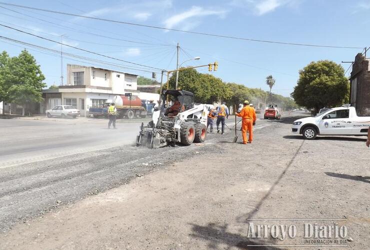 Las máquinas finalmente llegaron a Arroyo Seco