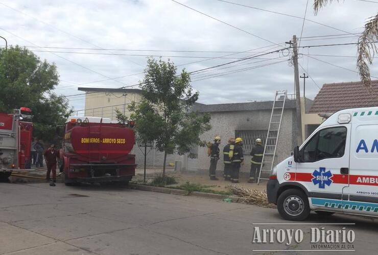 Imagen de Arroyo Seco: Incendio en una vivienda