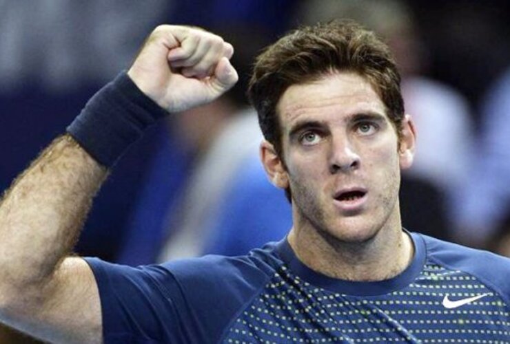 Imagen de Tenis: Del Potro le ganó a Mathieu y llegó a las semis de Basilea