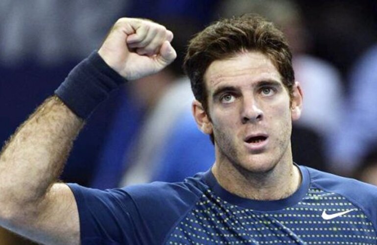 Imagen de Tenis: Del Potro le ganó a Mathieu y llegó a las semis de Basilea