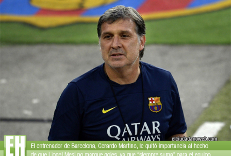 Imagen de Tata Martino: No me preocupa que Messi haga goles o no