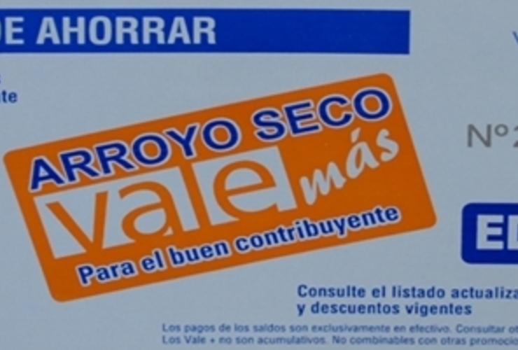 Imagen de Arroyo Seco Vale,  para el buen contribuyente