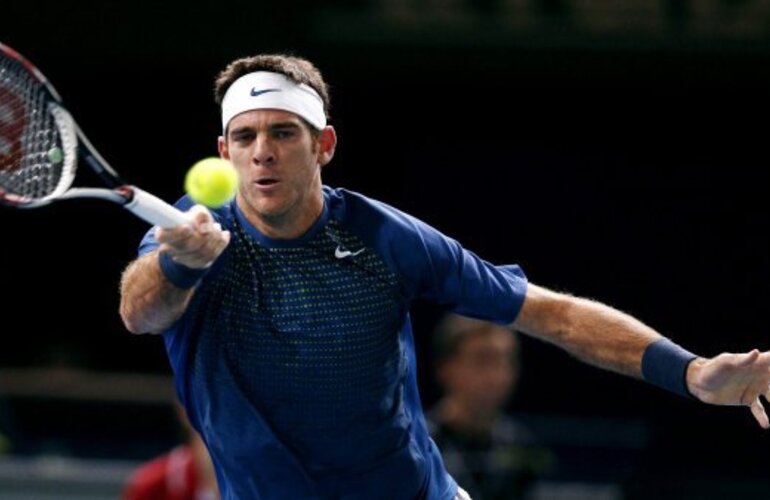 Imagen de Tenis: Del Potro le gan&oacute; a Gasquet en Londres