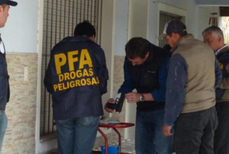 La Policía Federal en un operativo de Funes denominado "Flipper" donde se incautó gran cantidad de droga.