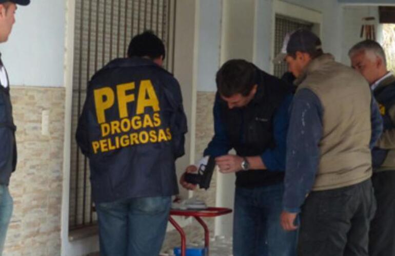 La Polic&iacute;a Federal en un operativo de Funes denominado "Flipper" donde se incaut&oacute; gran cantidad de droga.