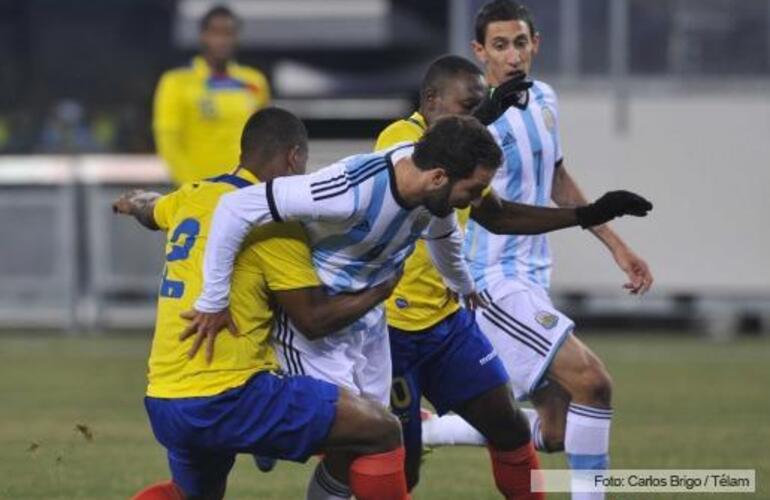 Imagen de La Selección Argentina igualó con Ecuador en la gira por Estados Unidos