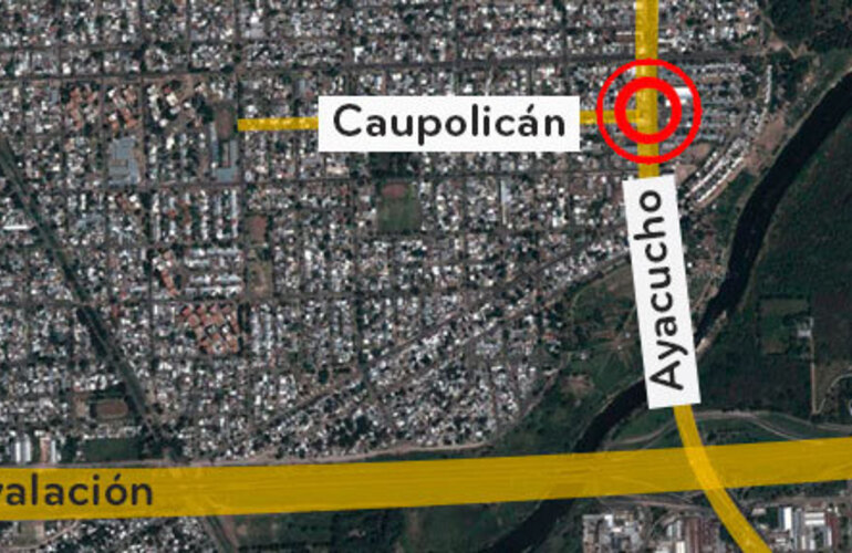 Unas 50 personas robaron un comercio de Ayacucho y Caupolicán.