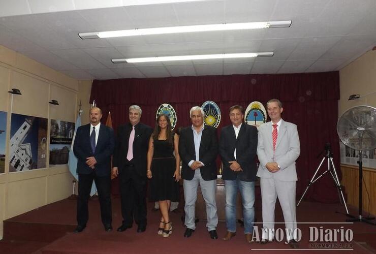 Carlos Sánchez, Nizar Esper, Celina Martini, Miguel Ángel Coradini, Gabriel Olivé y Daniel Tonelli