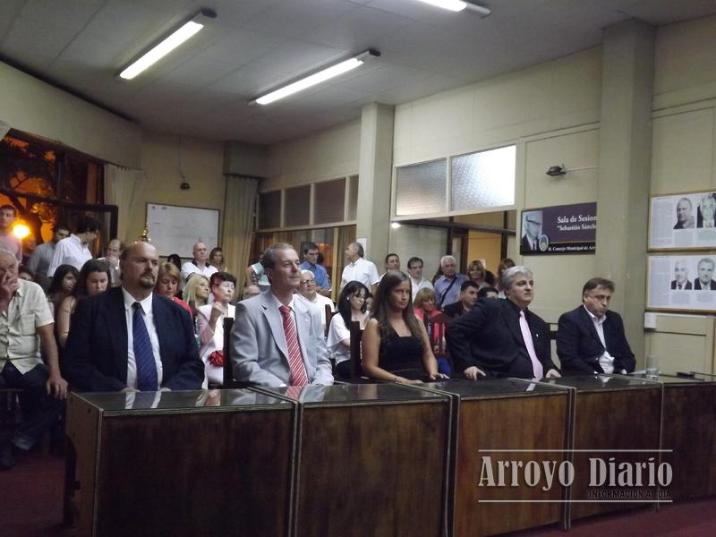 Carlos Sánchez, Nizar Esper, Celina Martini, Miguel Ángel Coradini, Gabriel Olivé y Daniel Tonelli