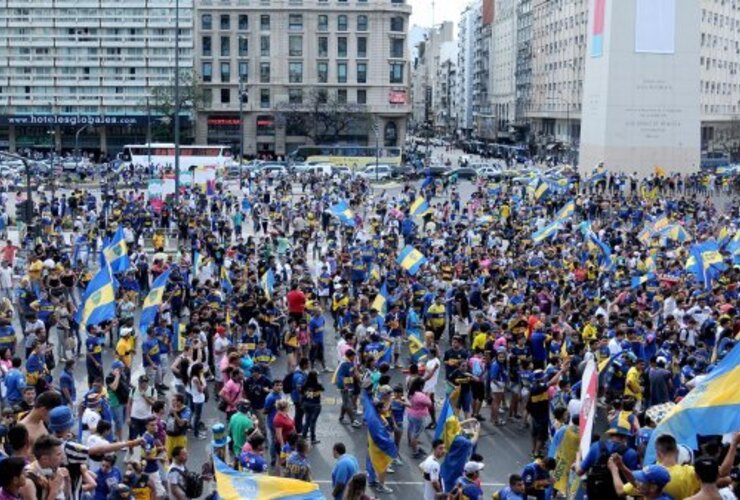 Imagen de Mataron a un hincha de Boca tras los incidentes en el Obelisco