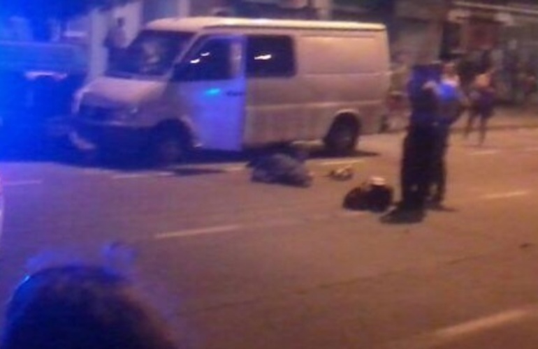 Una escena de terror en Oro&ntilde;o y Lamadrid. Foto: @pcalcagnino