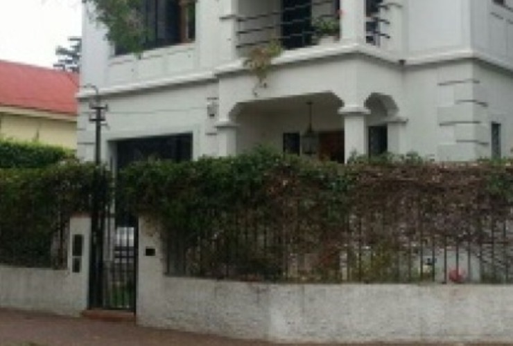 La casa del gobernador en Alberdi, donde fue el ataque en octubre pasado.