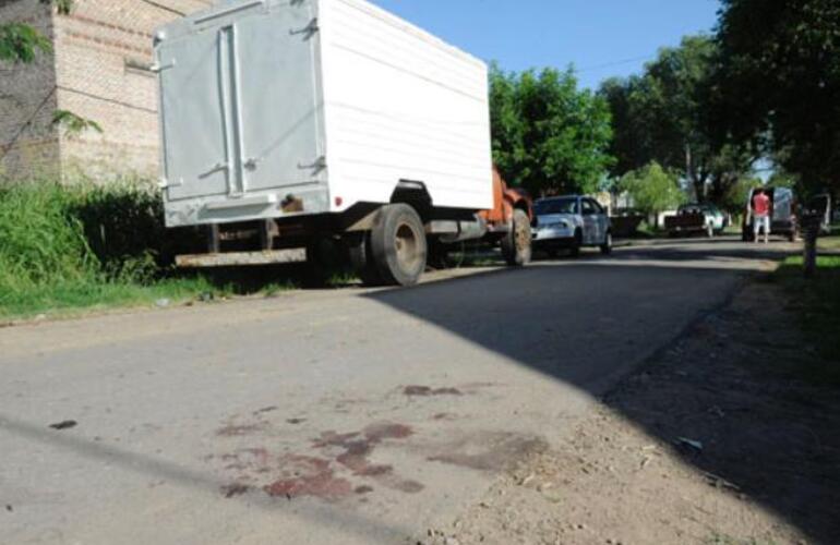 El escenario. Filiberto y Ezeiza, donde mataron a Luis Cabrera en un Renault 9, detrás del Mercado de Fisherton