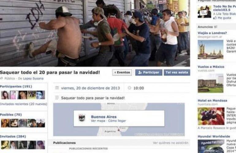 Imagen de Detienen a dos hombres que incitaban a saquear vía facebook