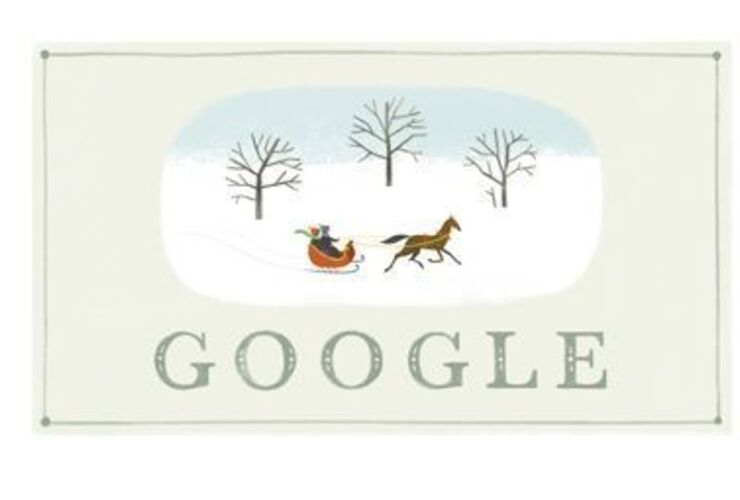 Imagen de Felices fiestas: el doodle de la fecha de Google