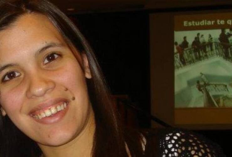 V&iacute;ctima. Ana Valeria Castro recidi&oacute; un disparo mortal y muri&oacute; en un centro asistencial de Lan&uacute;s. Foto Facebook