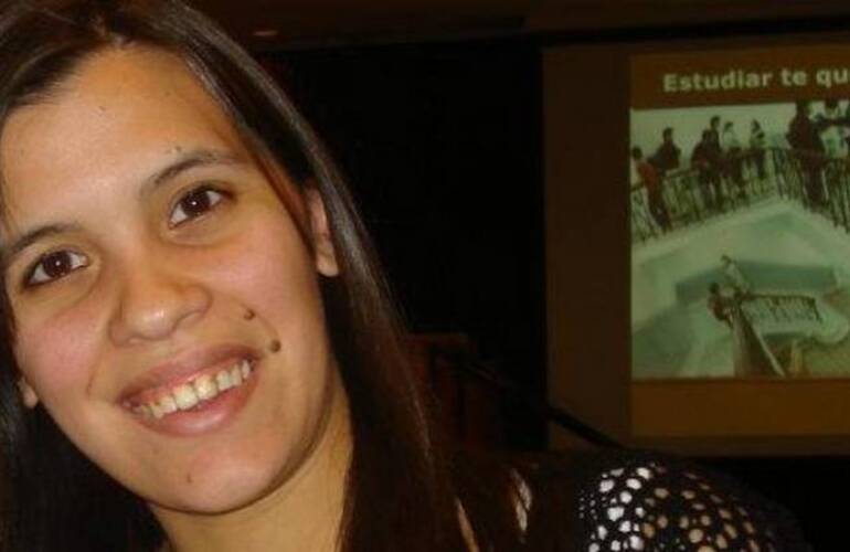 V&iacute;ctima. Ana Valeria Castro recidi&oacute; un disparo mortal y muri&oacute; en un centro asistencial de Lan&uacute;s. Foto Facebook