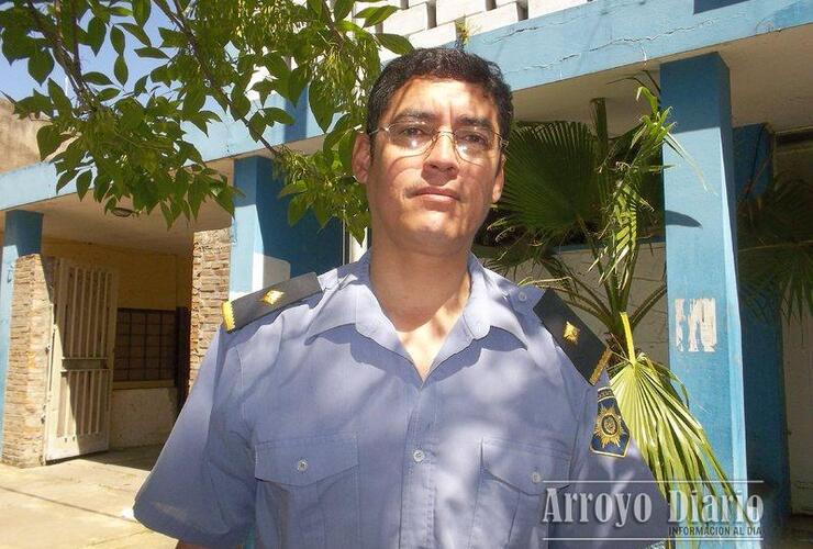 Carlos Márquez, Titular del Comando Radioeléctrico Arroyo Seco. Foto: Archivo AD