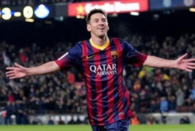 Imagen de Messi marcó dos goles en su vuelta a las canchas