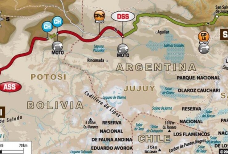Imagen de Dakar, día 7: luego del retraso, los pilotos parten rumbo a Bolivia