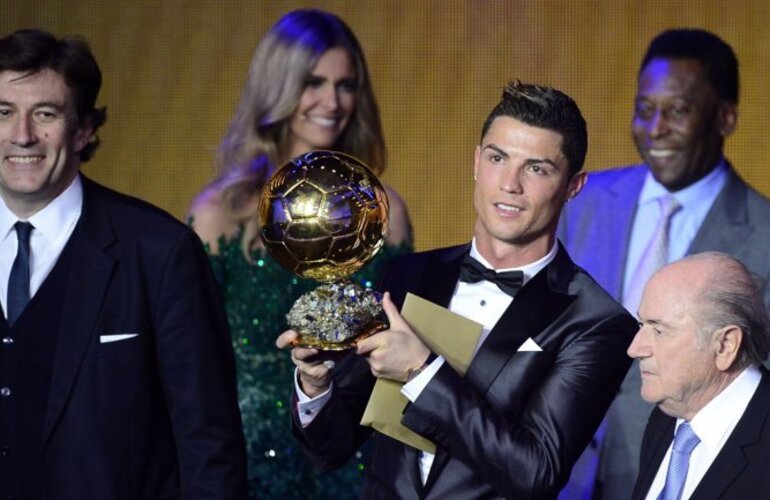 Imagen de Cristiano Ronaldo ganó el Balón de Oro