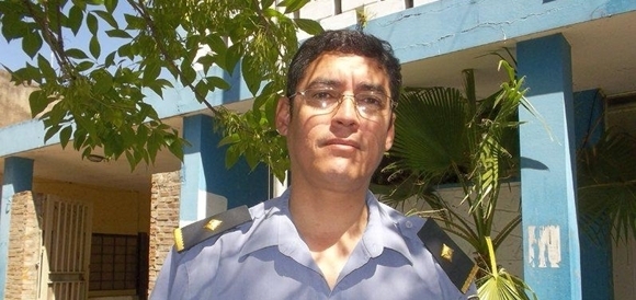 Comisario Carlos Márquez, Jefe del Comando Radioeléctrico. Foto: Archivo AD