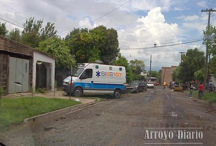 El hecho sucedió en un domicilio de calle Alvarado al 60. Foto: Gentileza Maximiliano Pascual para AD