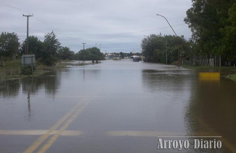 El 19 de diciembre de 2012, como consecuencia de las intensas lluvias, nuestra ciudad sufría el desborde del Arroyo Seco. Foto: Archivo AD