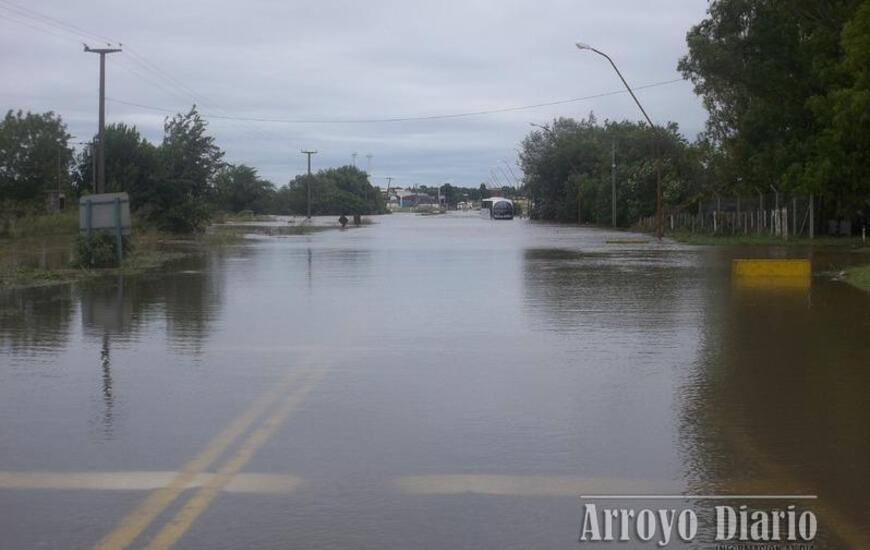 El 19 de diciembre de 2012, como consecuencia de las intensas lluvias, nuestra ciudad sufría el desborde del Arroyo Seco. Foto: Archivo AD