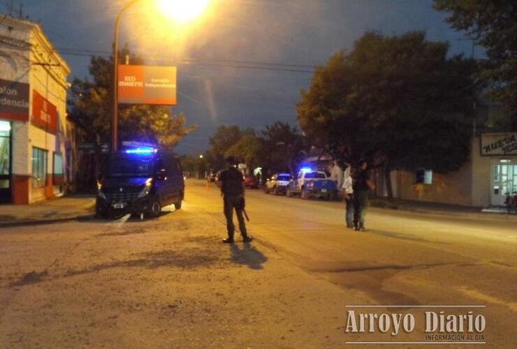 Uno de los puestos se montó en Juan B. Justo e Independencia