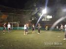 Los jugadores en la cancha
