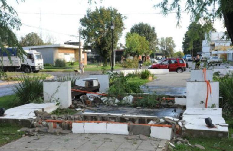 Imagen de Una cola de tornado azotó a Maciel