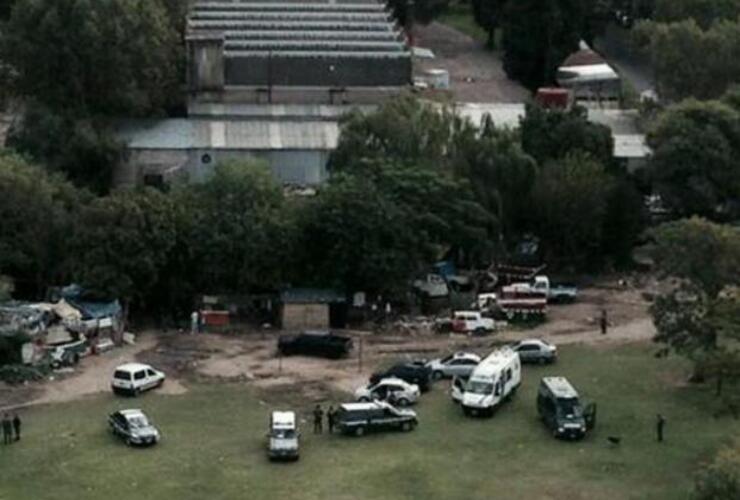 Un inusual despliegue se dio esta tarde en varios puntos de la ciudad por parte de las fuerzas nacionales. Foto vía twitter @emergenciasAR