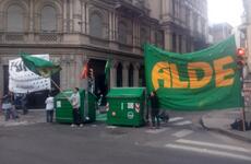 En el centro desde temprano hay cortes en Italia y San Lorenzo, Santa Fe y Entre R&iacute;os, C&oacute;rdoba y Corrientes.(Foto: S: MECCIA)