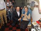 Ricardo Alfonsín junto a Juana Pereyra
