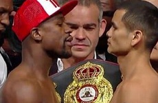 Imagen de Boxeo: Maidana y Mayweather pasaron la balanza y se viene la pelea