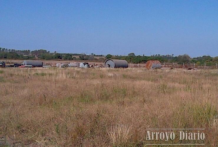 El predio donde funcionará el centro de procesamiento de NFUs está ubicado en cercanías del Paraje El Ombú