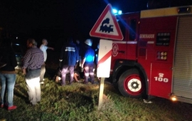 La mujer del segundo accidente se desmayó luego del impacto. Foto: Periodicotodos.com