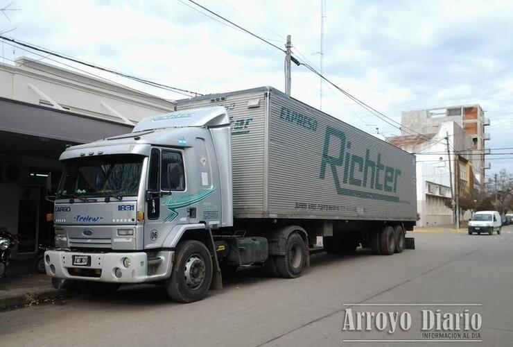 El camión permanecía secuestrado en la Seccional 27