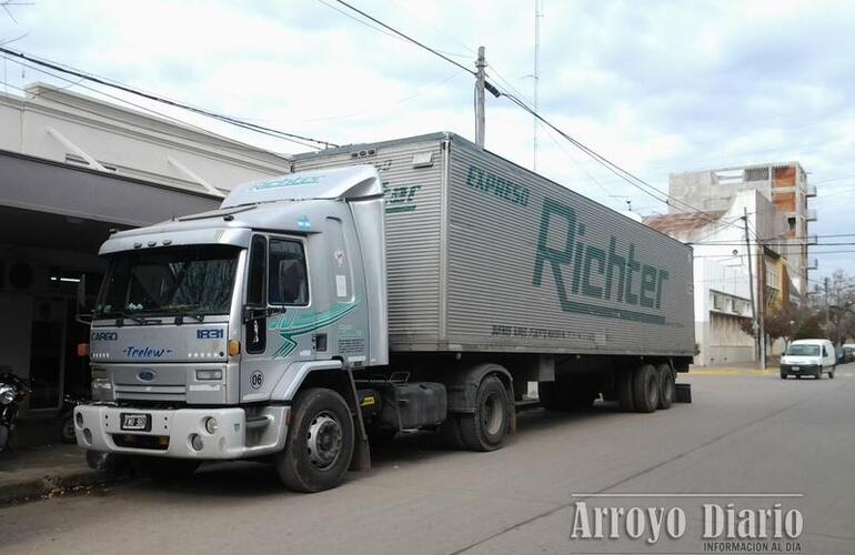 El cami&oacute;n permanec&iacute;a secuestrado en la Seccional 27