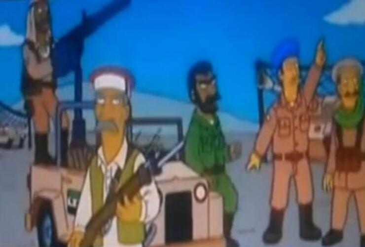 Imagen de Informativos egipcios afirman que un capítulo de "Los Simpsons" prueba que EEUU provocó la guerra en Siria