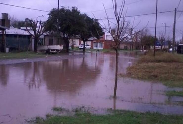 Imagen de Barrio anegado por el temporal