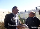 Rubén Galassi junto al Coordinador del Complejo "Los Tiburones" Patricio Huerga