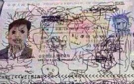Imagen de El hijo dibujó en su pasaporte y quedó atrapado en un aeropuerto
