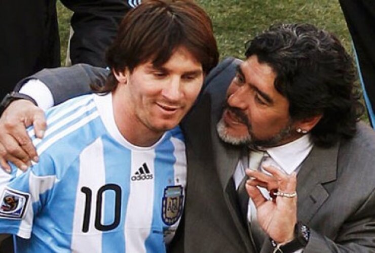 Imagen de Brasil 2014: Maradona afirmó que Messi "va a hacer un gran Mundial"