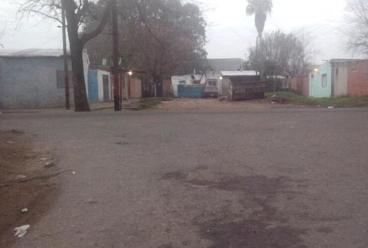 El joven fue asesinado en Ocampo y Felipe Moré. Foto: S. Meccia. La Capital